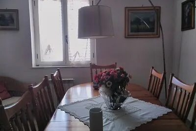 sala da pranzo del piano di sopra