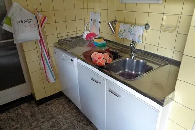 Roses maman à la cuisine