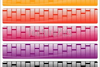 colored banners