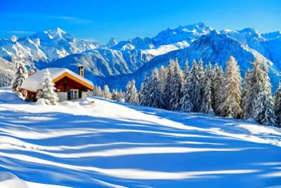 Suiza en invierno jigsaw puzzle