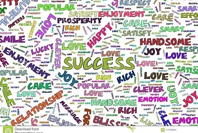 positive word cloud