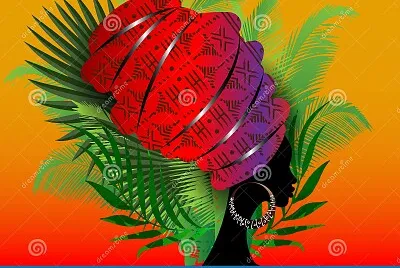 Kente Head Wrap 2 jigsaw puzzle