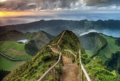 Caminho na montanha jigsaw puzzle
