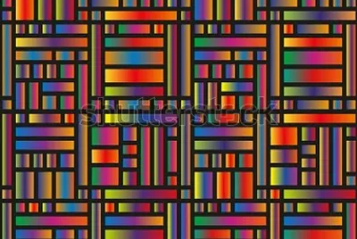 multicolored grid