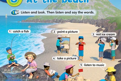 At the beach jigsaw puzzle
