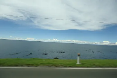 lago titicaca lado peru
