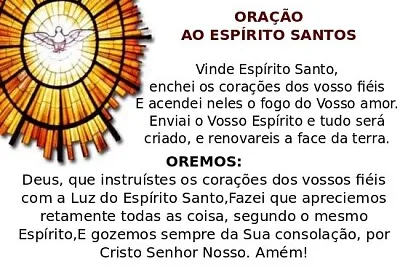 Oração Espírito Santo