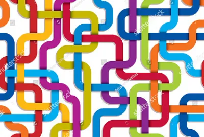 colorful piping
