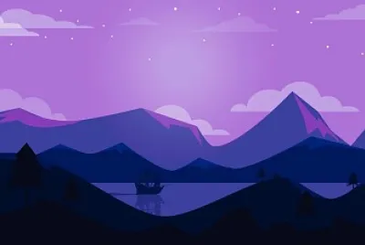 Purple forest jigsaw puzzle