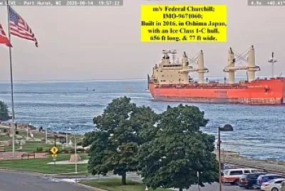  "saltie " m/v Federal Churchill southbound from Lake Huron
