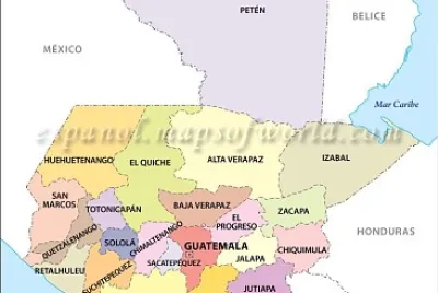 Así se ve un mapa político