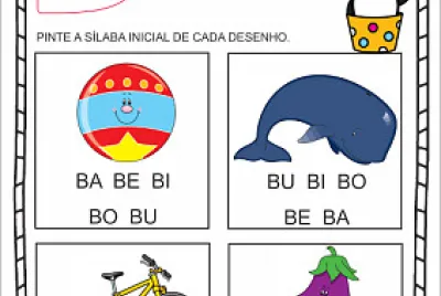 Sílabas do B