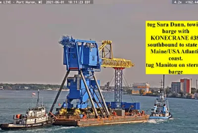 tug Sara Dann KONECRANE-38 Manitou