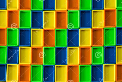 פאזל של colorful rectangles