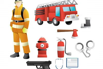 herramientas de bomberos