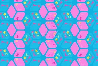 pink and blue