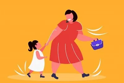 פאזל של Familia monoparental