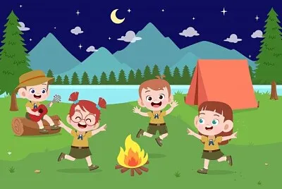 פאזל של Dibujo Campamento