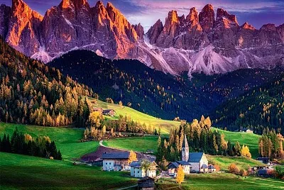 פאזל של Los Dolomitas-Italia