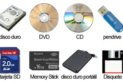 פאזל של dispositivos de almacenamiento