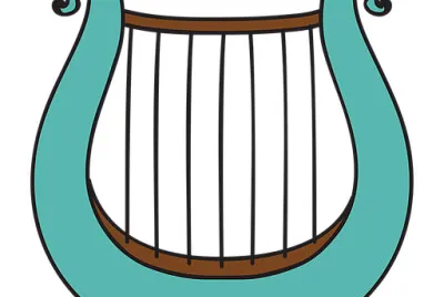 Instrumento de cuerda. LIRA