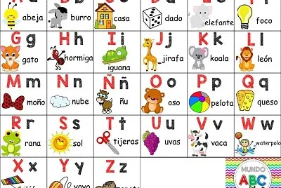 פאזל של abecedario