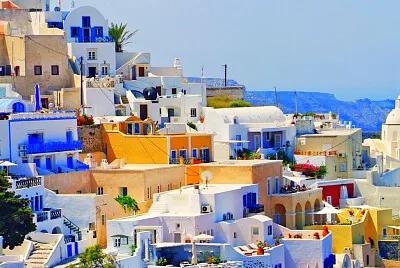 Pueblos Santorini jigsaw puzzle