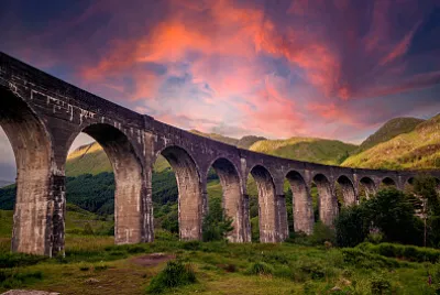 Glenfinnan Viaduct (Harry Potter 's Bridge) jigsaw puzzle