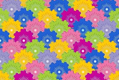 colorful flowers
