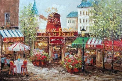 פאזל של Au fond le moulin rouge