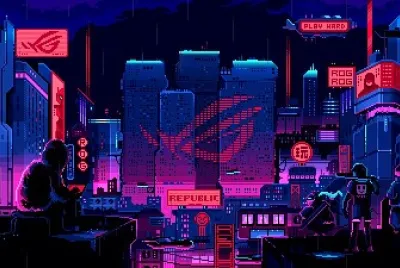 ciudad píxel jigsaw puzzle