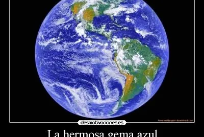 La Tierra desde el espacio.