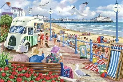 פאזל של Glaces a la plage