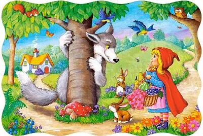 SCUFIȚA ROȘIE jigsaw puzzle