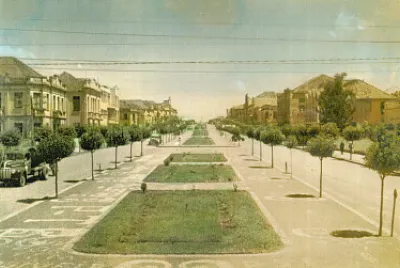 Erechim em 1948, parte da Avenida Maurício Cardoso