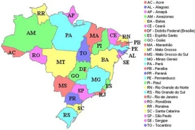 MAPA DO BRASIL jigsaw puzzle