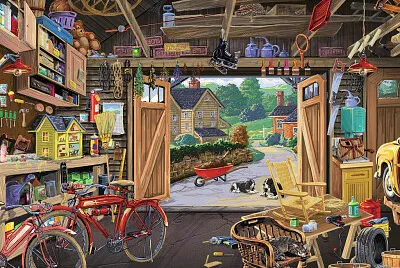 Dans la remise