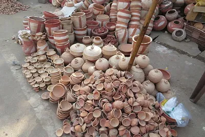 vendeuse poterie grand divali