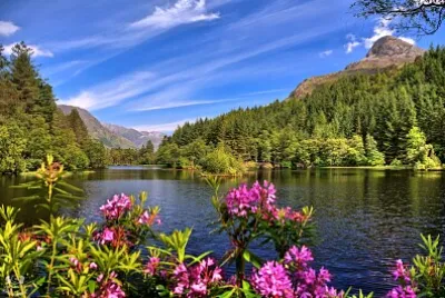 Glencoe Lochan Scotland Summer