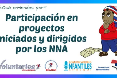 Participación iniciado y dirigido por NNA