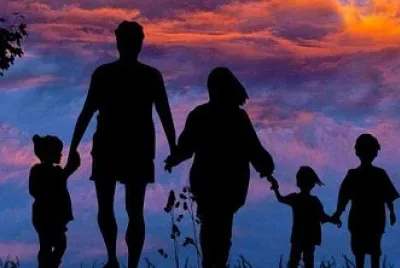 família jigsaw puzzle