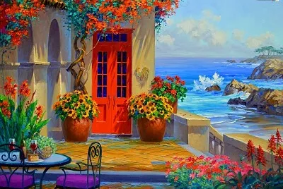 פאזל של La porte rouge