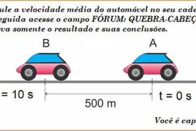 פאזל של Velocidade média 9º ano