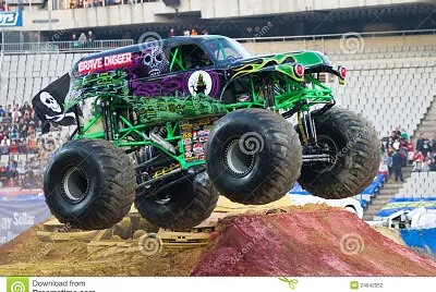 colorful monster truck