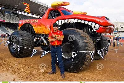 colorful monster truck