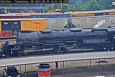  "steamer " UP-4014 arriving Texarkana,AR/USA jigsaw puzzle