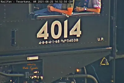  "steamer " UP-4014 data Texarkana,AR/USA jigsaw puzzle