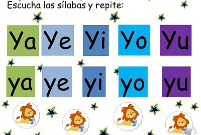 sílabas Y