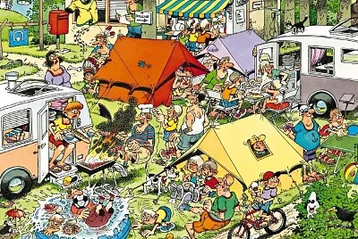 Le camping jigsaw puzzle
