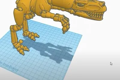Armando un dinosaurio jigsaw puzzle